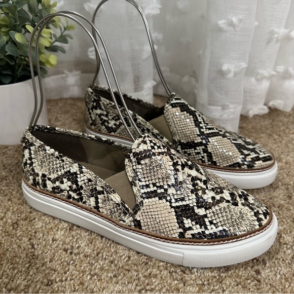 Steve Madden Jalia Snakeskin Slip On Sneakers - Picture 2 of 7